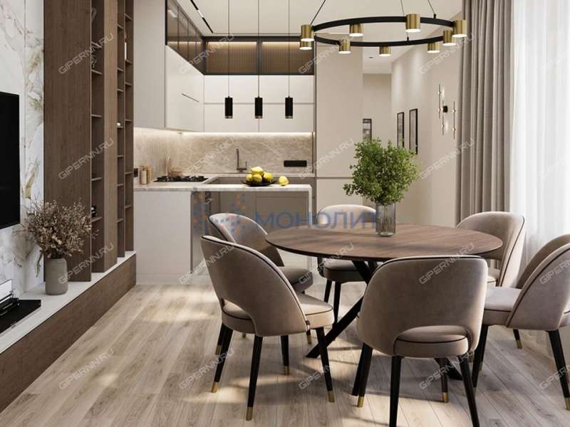 однокомнатная квартира в новостройке на улице Красных Зорь