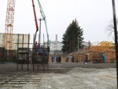 Фундамент первого дома начали заливать в новом квартале у Сенной площади