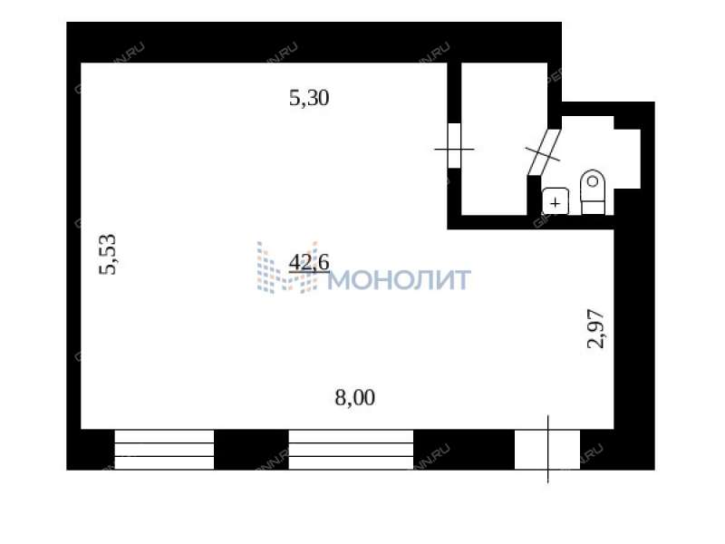 помещение под помещение свободного назначения на улице Терешковой