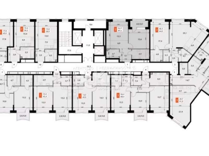 двухкомнатная квартира на Черниговской улице