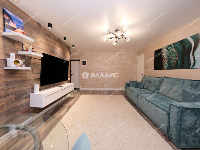 двухкомнатная квартира на улице Ванеева дом 100