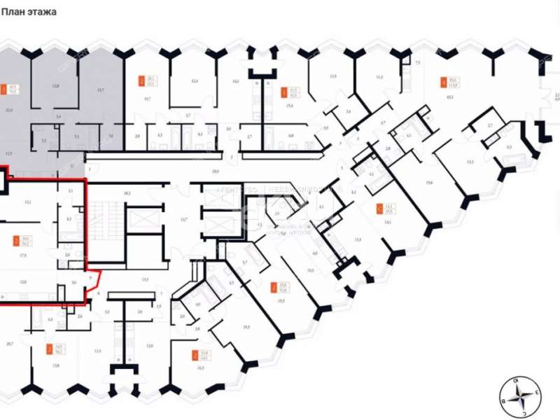 двухкомнатная квартира на Черниговской улице