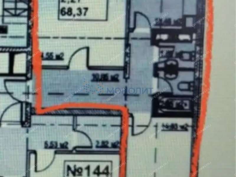 двухкомнатная квартира на улице Максима Горького дом 73