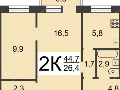 2-komnatnaya-ul-vitebskaya-d-33 фото