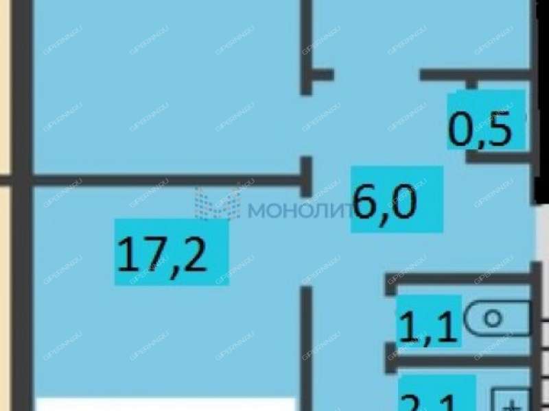 трёхкомнатная квартира на Кировской улице дом 7