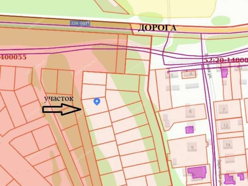 земельный участок 10 соток Заречная ул. село Редькино (Редькинский сельсовет