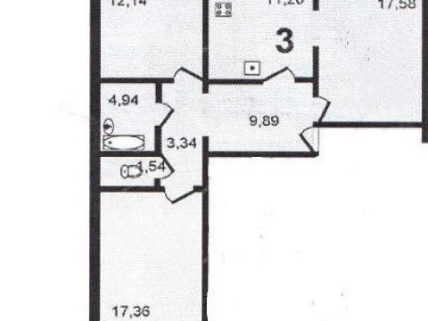 3-komnatnaya-ul-rodionova-d-27 фото