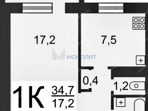1-komnatnaya-ul-germana-lopatina-d-9a фото
