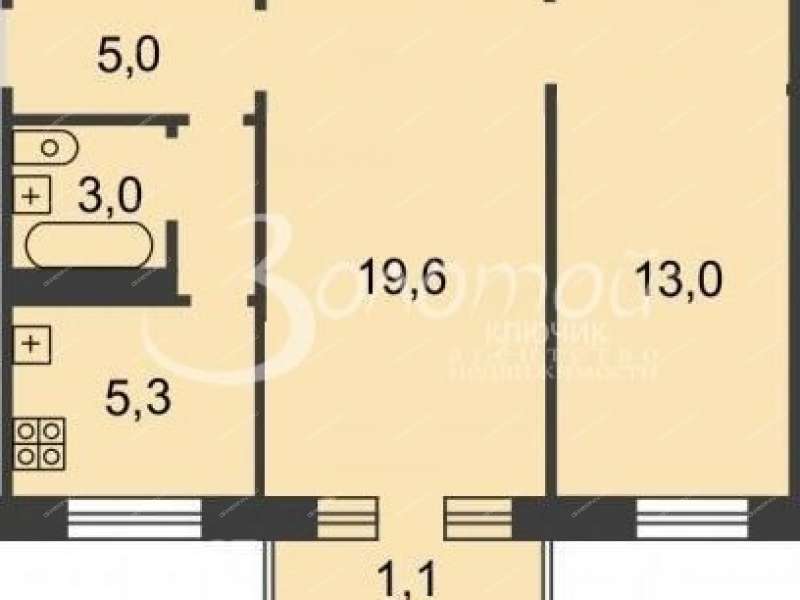 двухкомнатная квартира на улице Шимборского дом 2