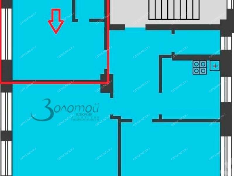 квартира-студия на проспекте Ленина дом 4