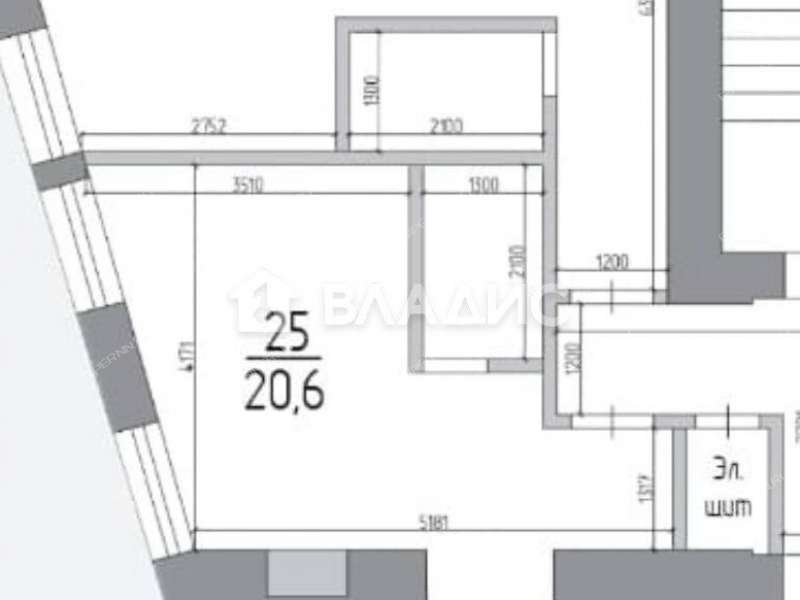 квартира-студия на Алексеевской улице дом 24/27