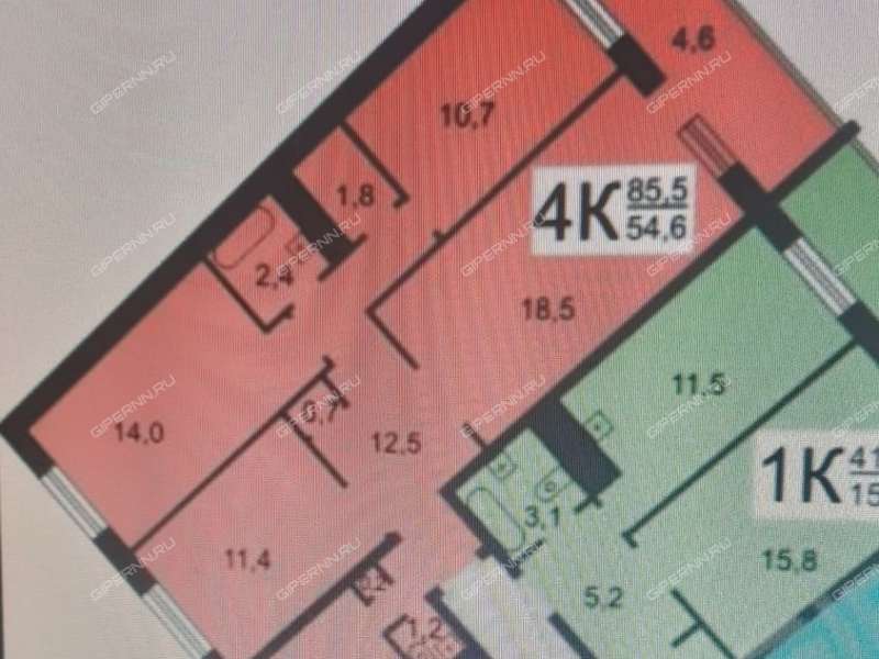 четырёхкомнатная квартира на улице Карла Маркса дом 24