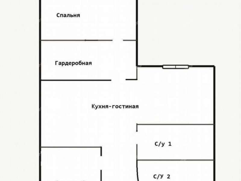 трёхкомнатная квартира на Дальней улице дом 8/16