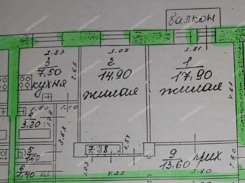 двухкомнатная квартира на проспекте Ленина дом 76