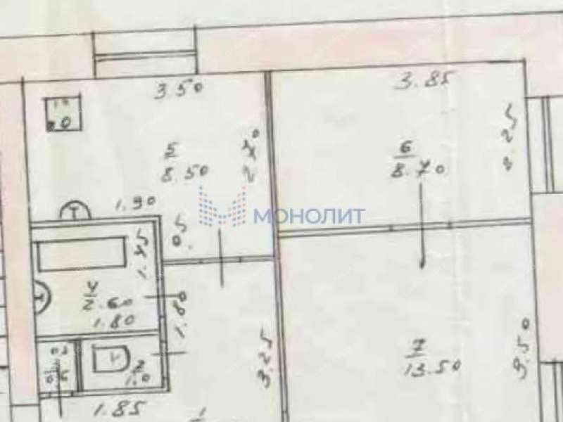 двухкомнатная квартира на улице Терентьева дом 1 Память Парижской Коммуны сп