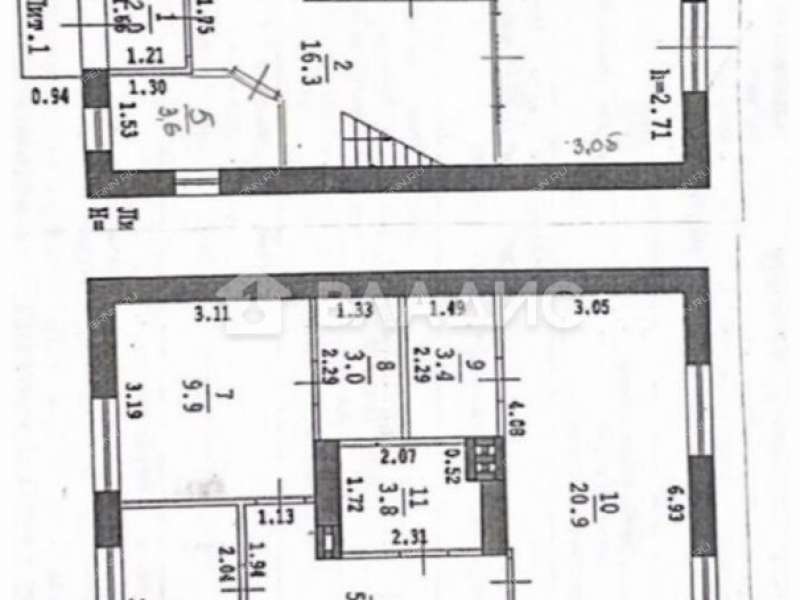 дом на улице Ясная коттеджный поселок Каменки