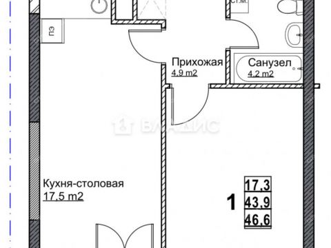 1-komnatnaya-ul-betankura-d-7 фото