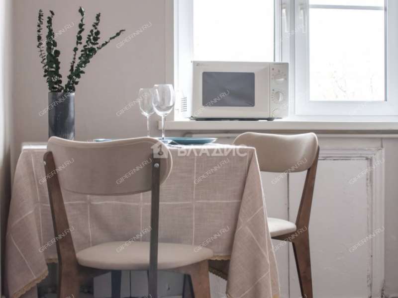 однокомнатная квартира на Берёзовской улице дом 68