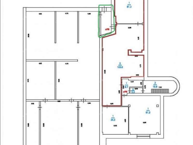 помещение под коммерческую недвижимость на улице Родионова